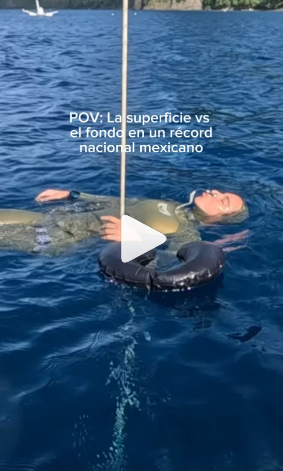 🐠 Camila Jaber rompe récord nacional de apnea en un cenote de Yucatán: la sirena mexicana que conquista las profundidades