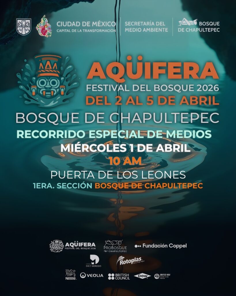 AQÜIFERA 2026: El Festival del Bosque celebra el agua en CDMX