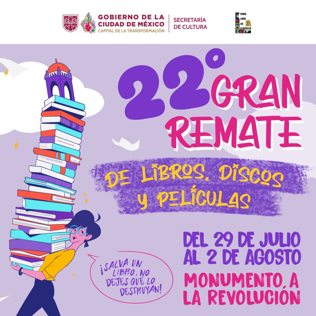 GRAN REMATE DE LIBROS: 5 DÍAS DE CULTURA DESDE $10 EN CDMX 📚